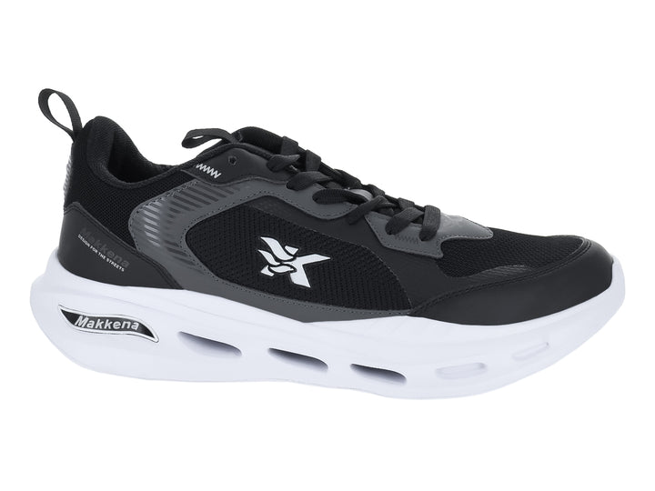 Tenis de Baloncesto MAKENA Negro Blanco para Hombre