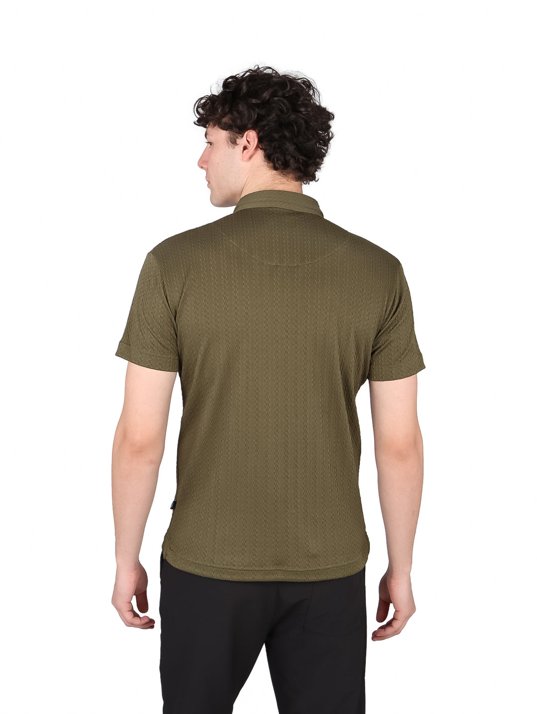Playera Polo Authentic Lyon Color Olivo para Hombre