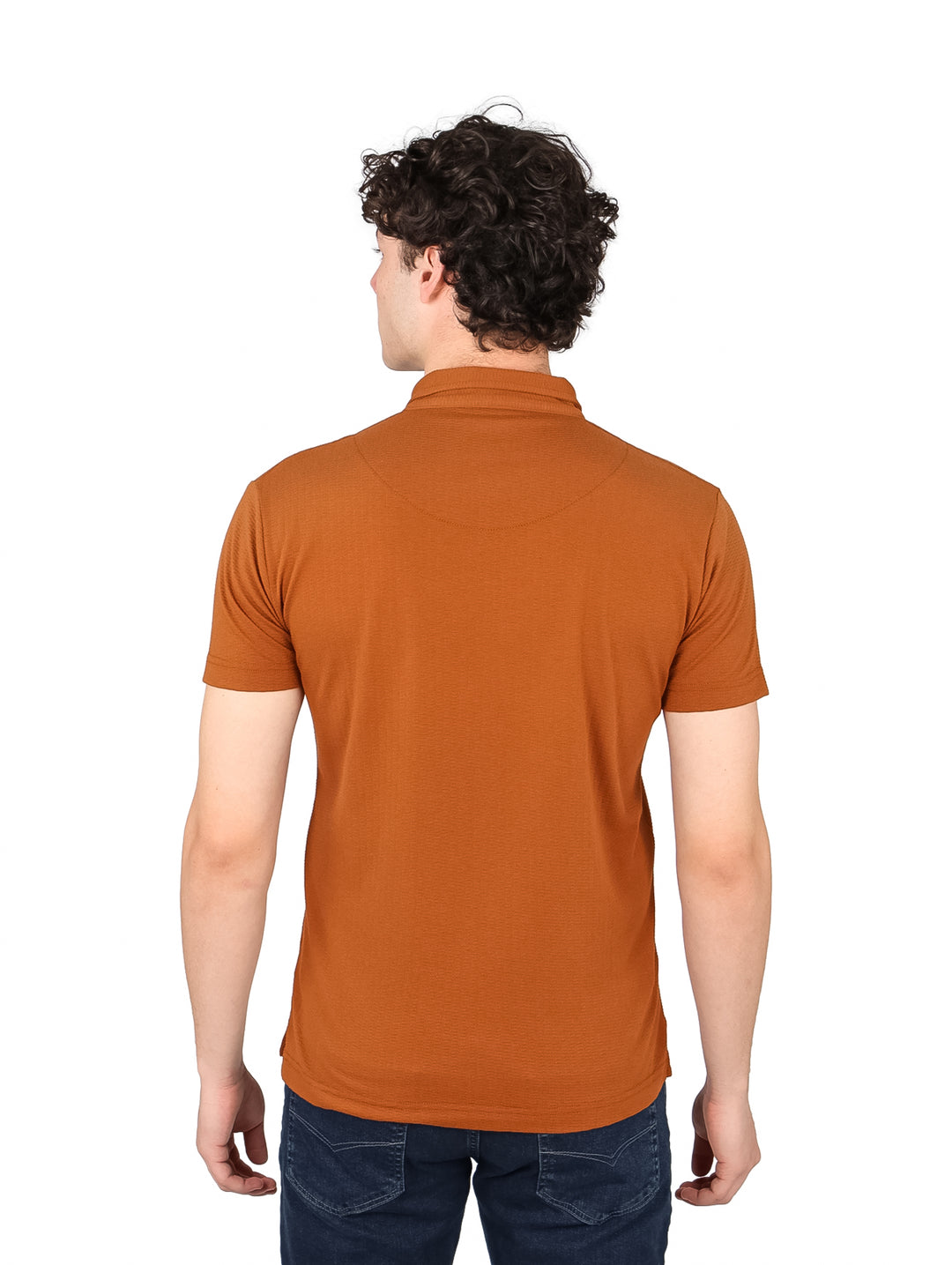Playera Polo Authentic Lyon Color Ocre para Hombre