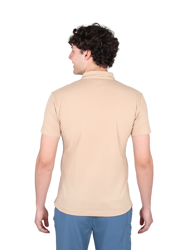 Playera Polo Authentic Lyon Color Arena para Hombre
