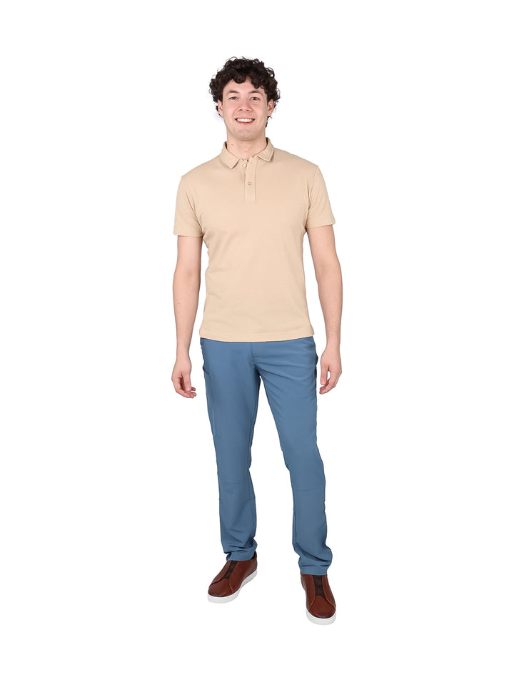 Playera Polo Authentic Lyon Color Arena para Hombre