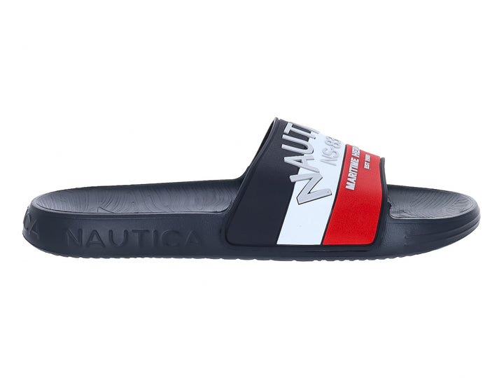 Sandalias Slide Nautica Negro para Hombre