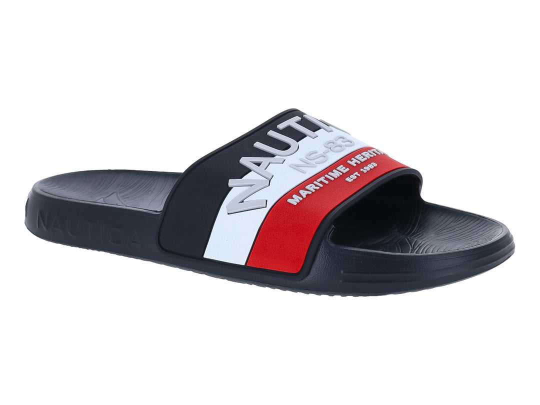 Sandalias Slide Nautica Negro para Hombre