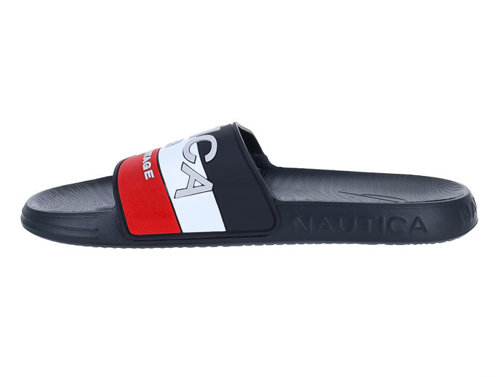 Sandalias Slide Nautica Negro para Hombre