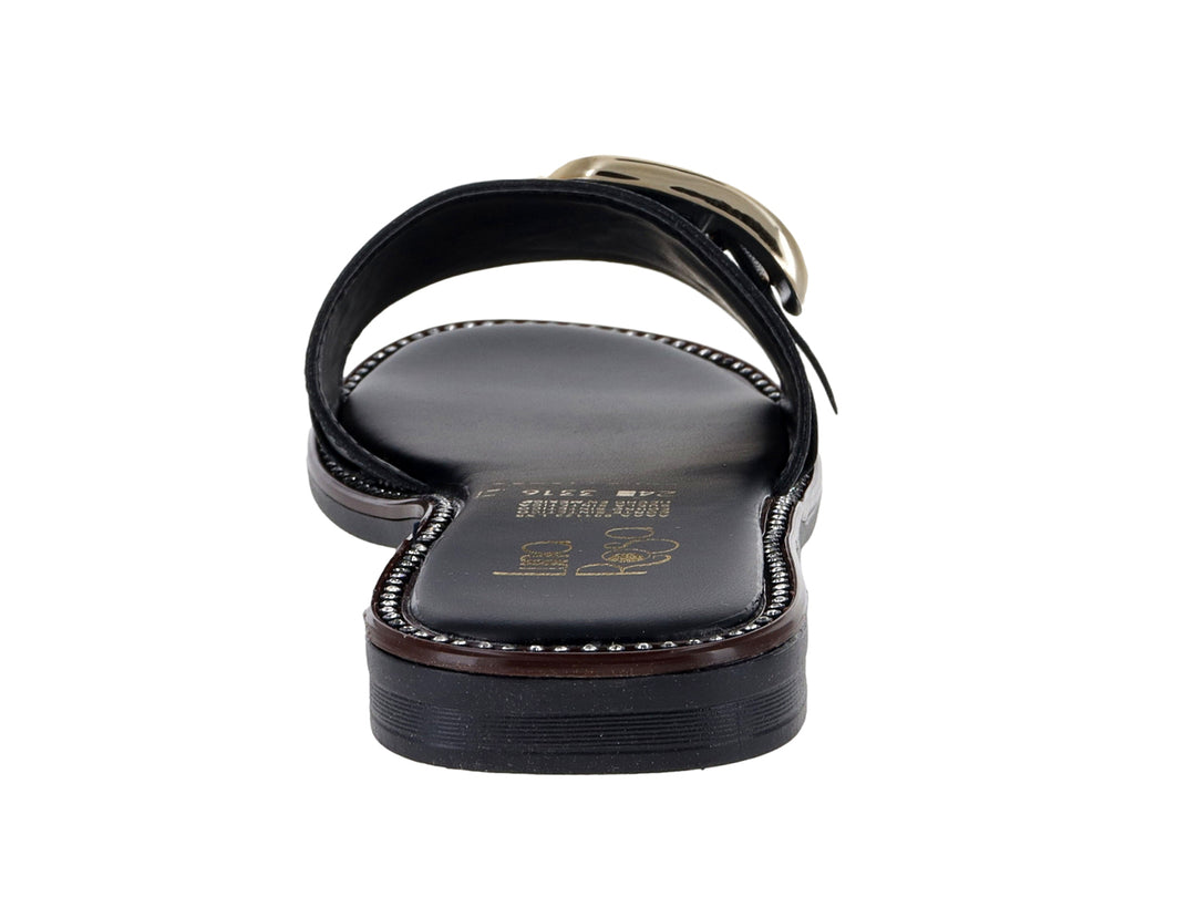 Sandalias Luna Rosa Negro para Mujer
