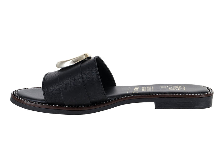 Sandalias Luna Rosa Negro para Mujer