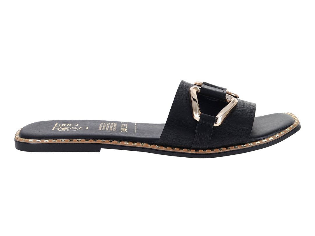 Sandalias Luna Rosa Negro para Mujer