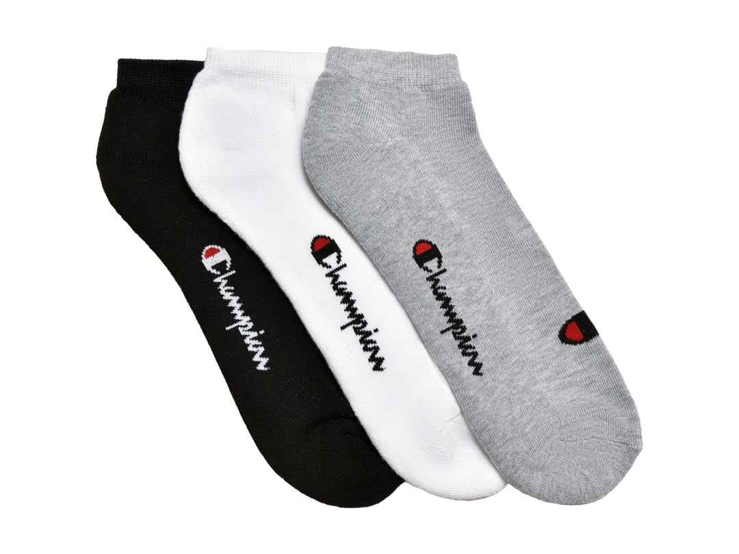 Paquete de 3 Calcetines No Show Champion Multicolor para Hombre