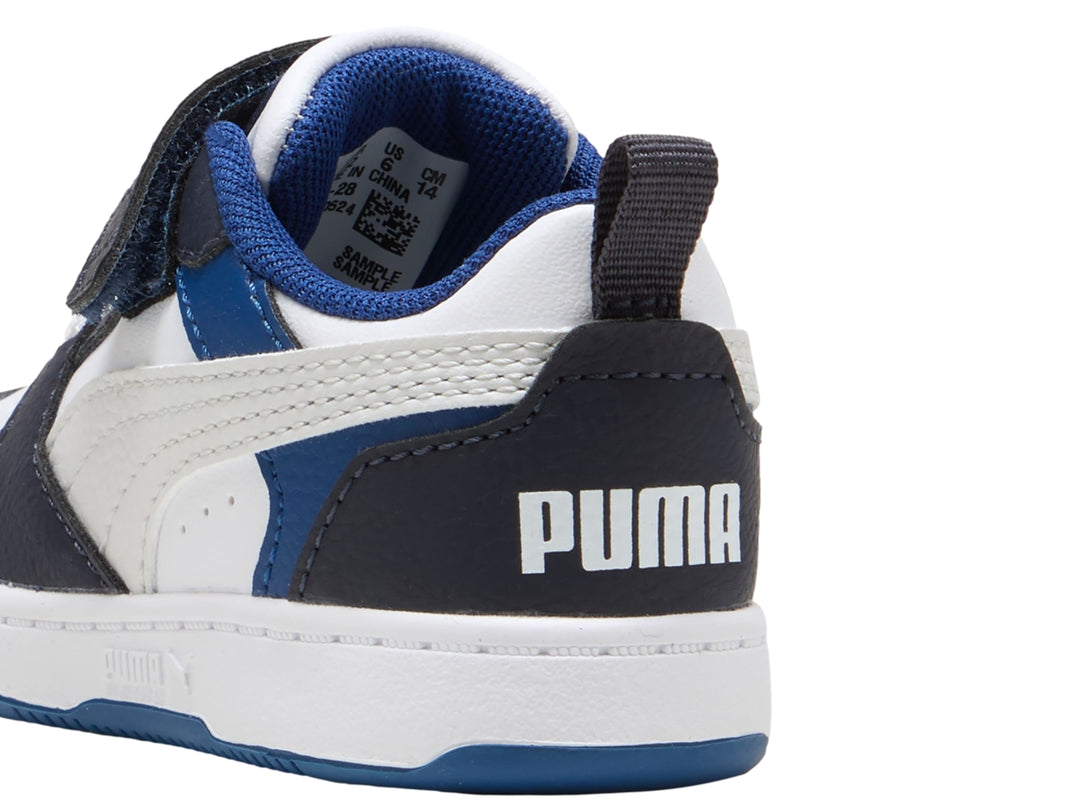 Tenis PUMA Rebound V6 Lo AC+ Blanco para Nino