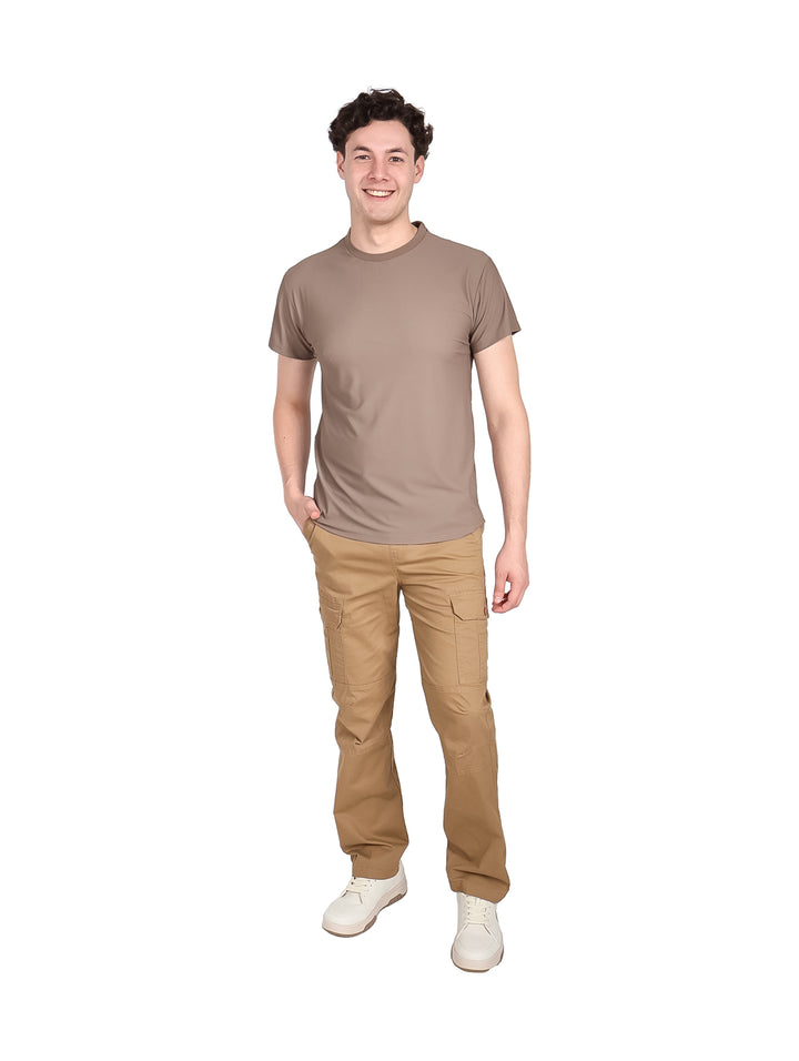Playera ATOK Dri-Fit Color Coffee para Hombre