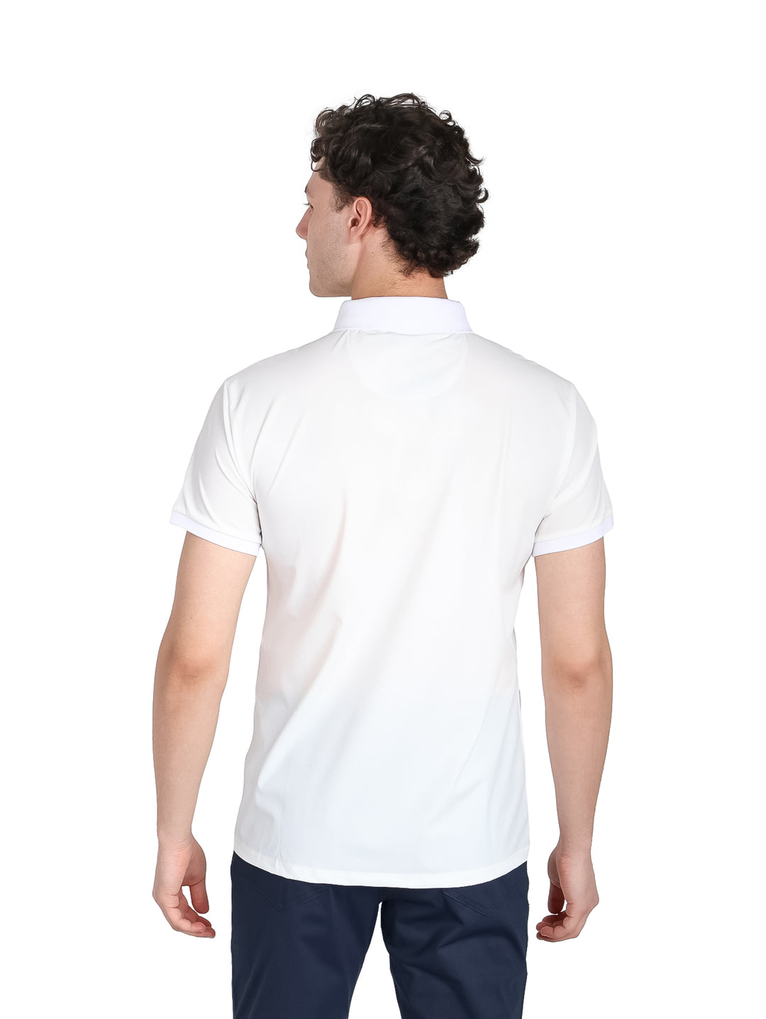 Playera Polo ATOK Blanco para Hombre
