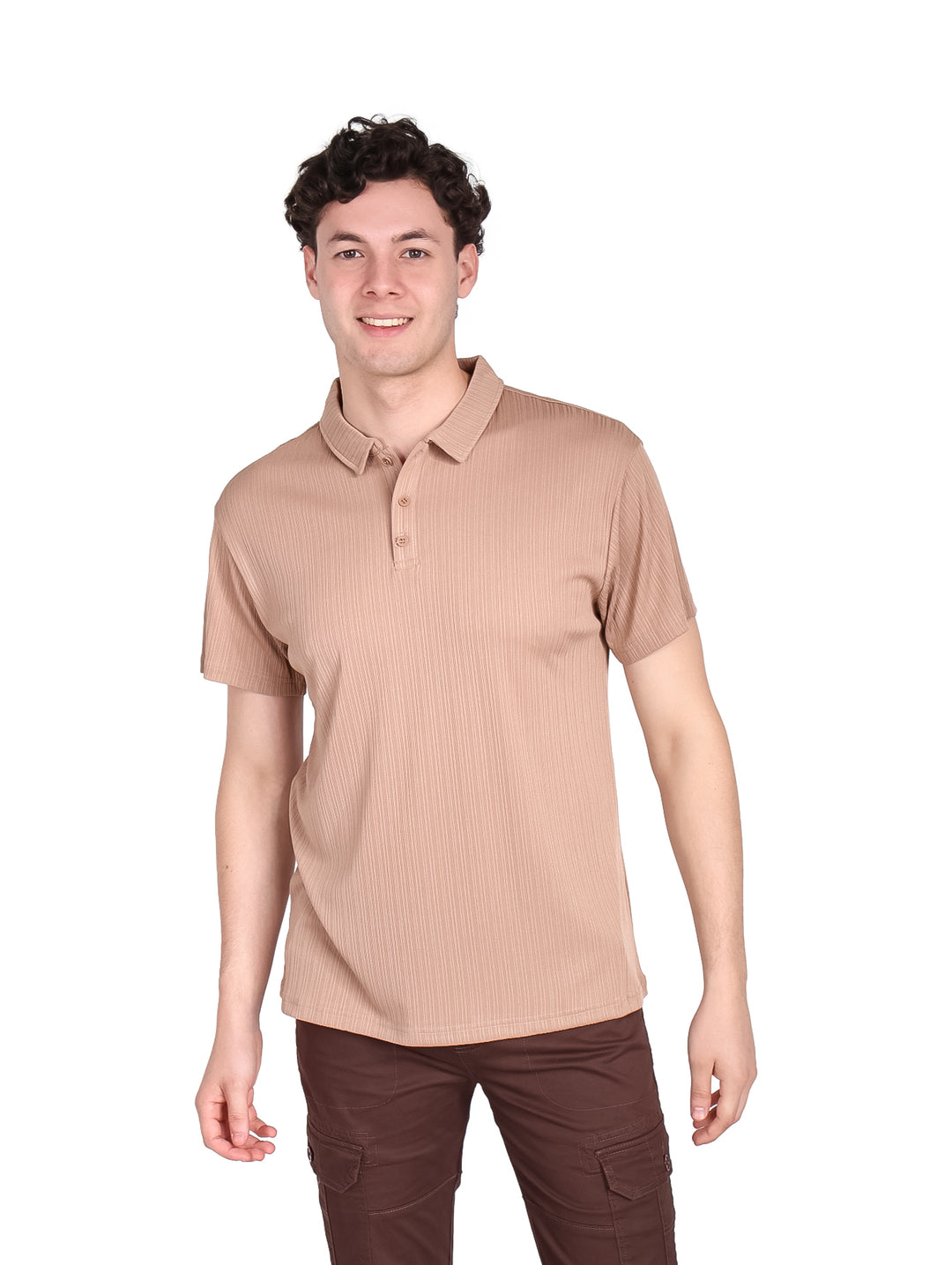Playera Polo ATOK Color Coffee para Hombre