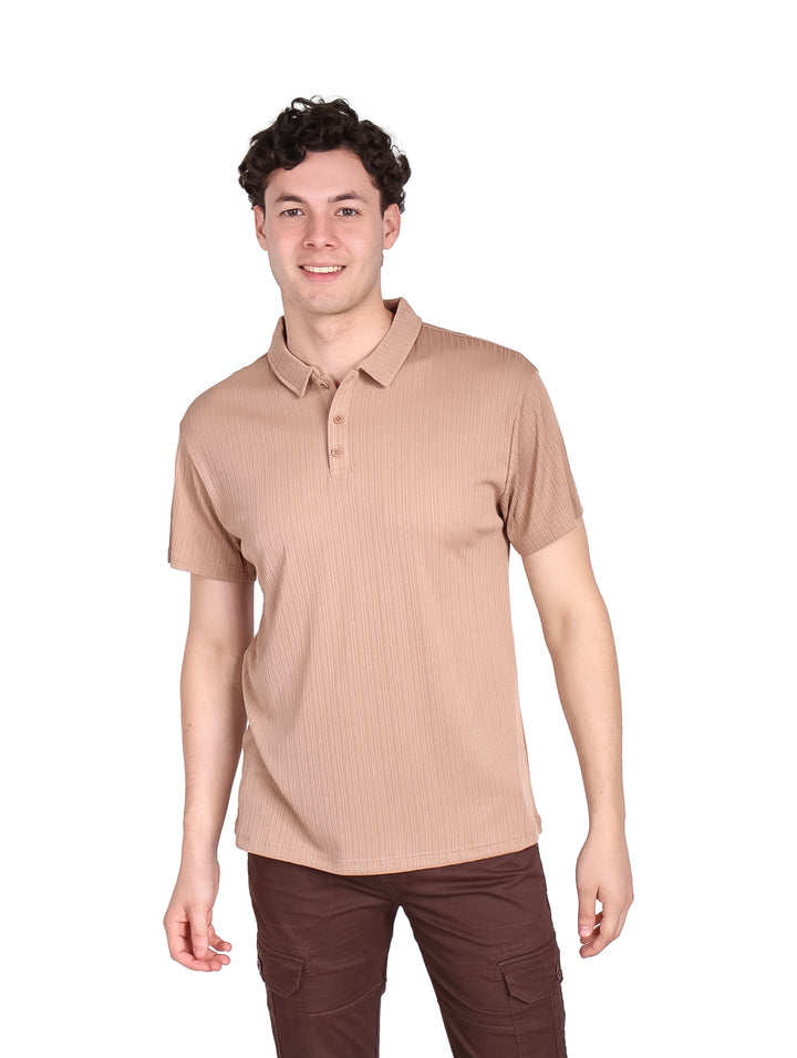 Playera Polo ATOK Color Coffee para Hombre