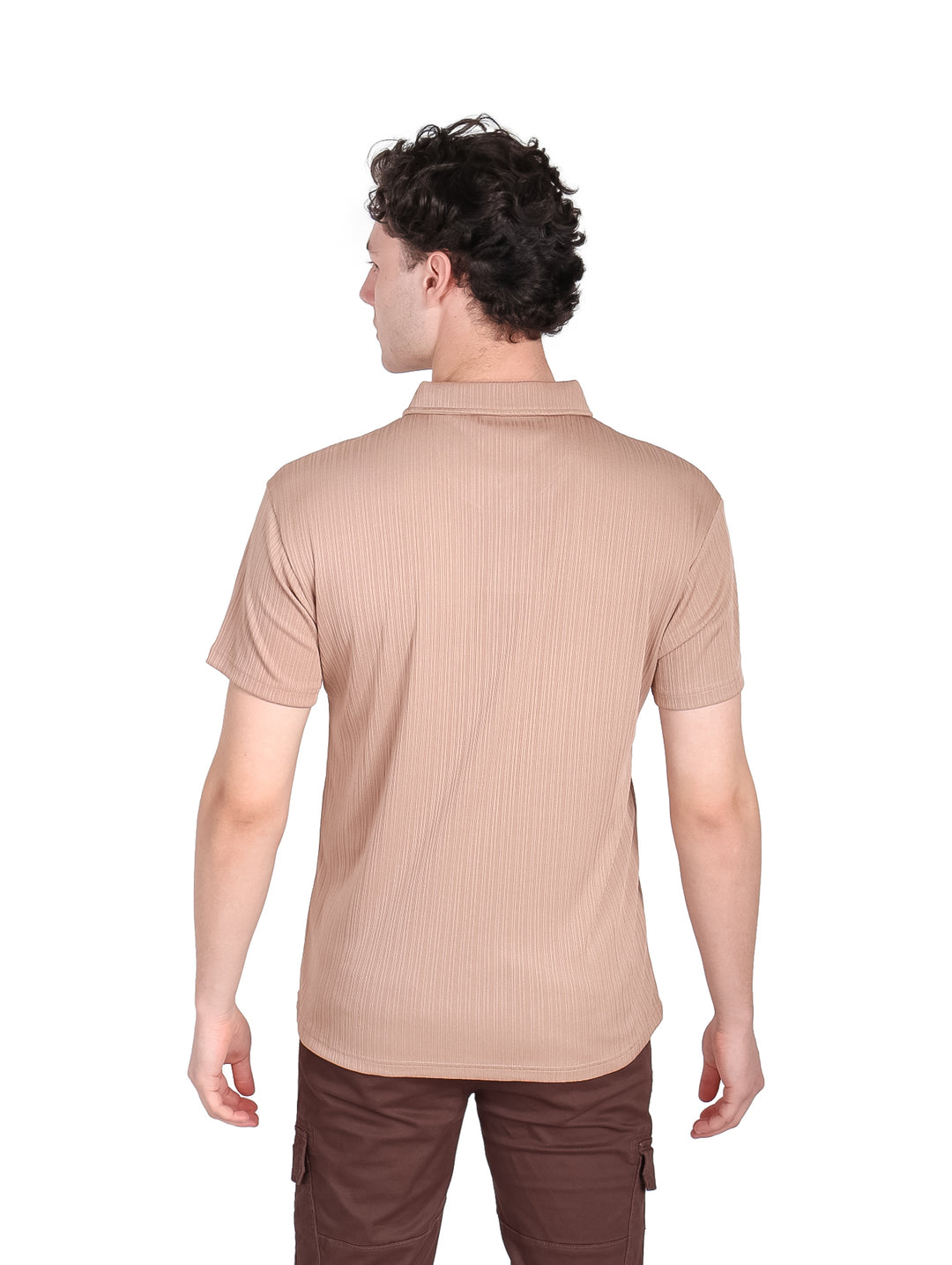 Playera Polo ATOK Color Coffee para Hombre