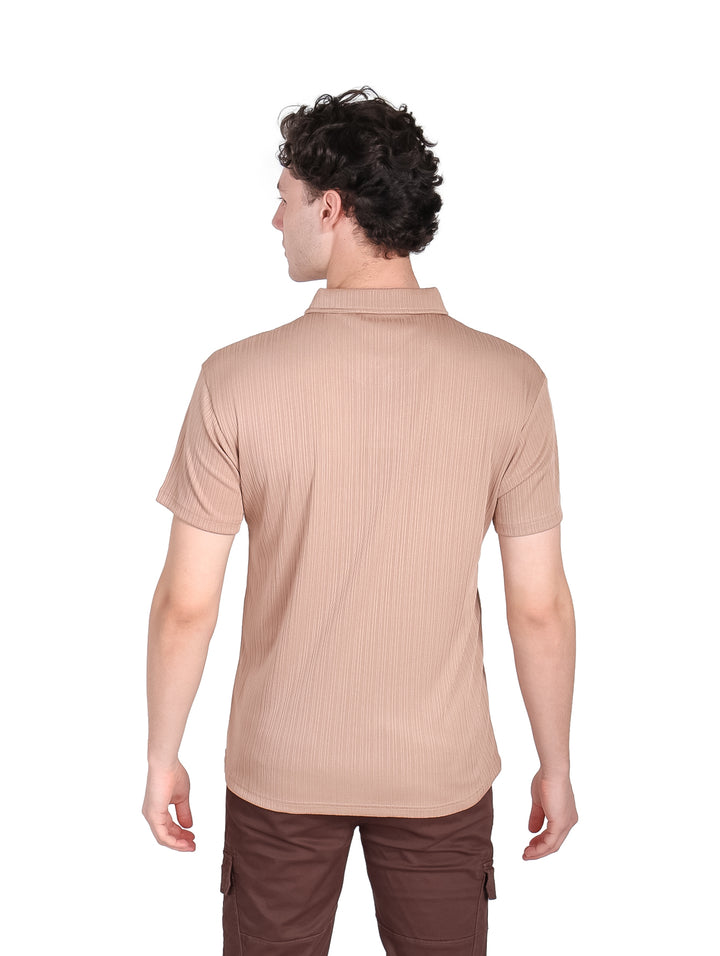 Playera Polo ATOK Color Coffee para Hombre