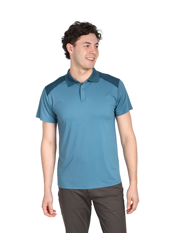 Playera Polo ATOK Azul para Hombre