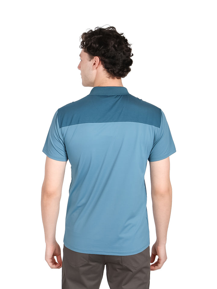 Playera Polo ATOK Azul para Hombre