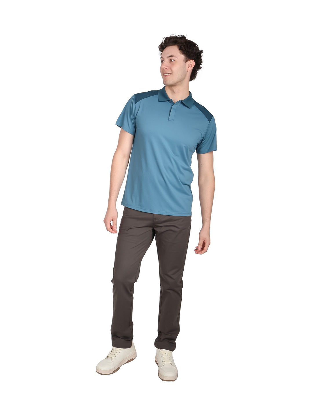 Playera Polo ATOK Azul para Hombre