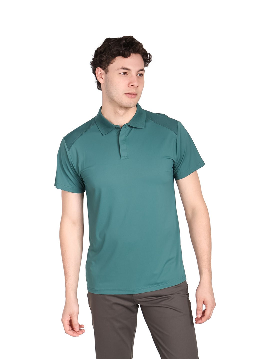 Playera Polo ATOK Verde Olivo para Hombre