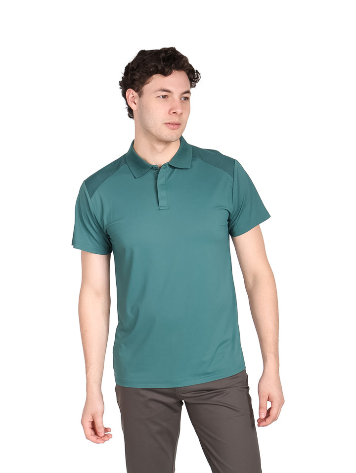 Playera Polo ATOK Verde Olivo para Hombre