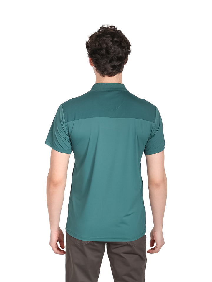 Playera Polo ATOK Verde Olivo para Hombre