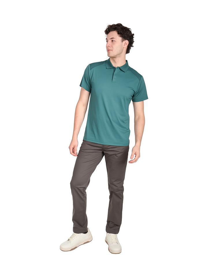 Playera Polo ATOK Verde Olivo para Hombre