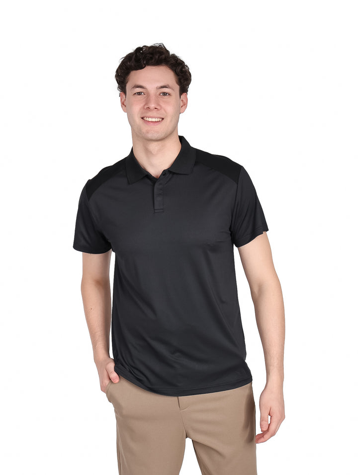Playera Polo ATOK Negro para Hombre