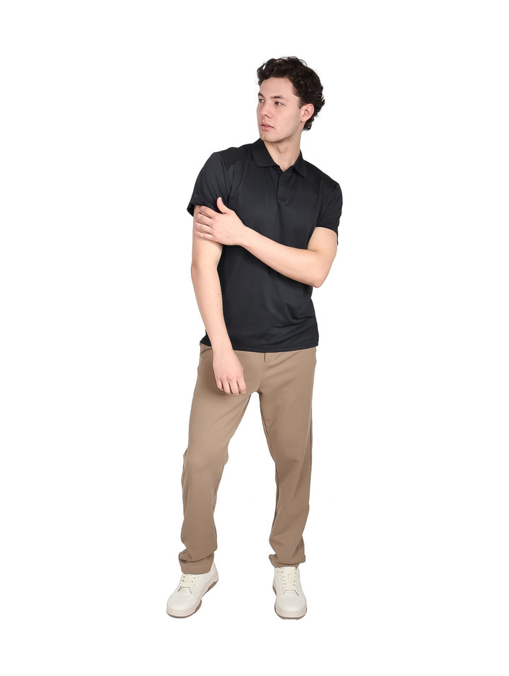 Playera Polo ATOK Negro para Hombre