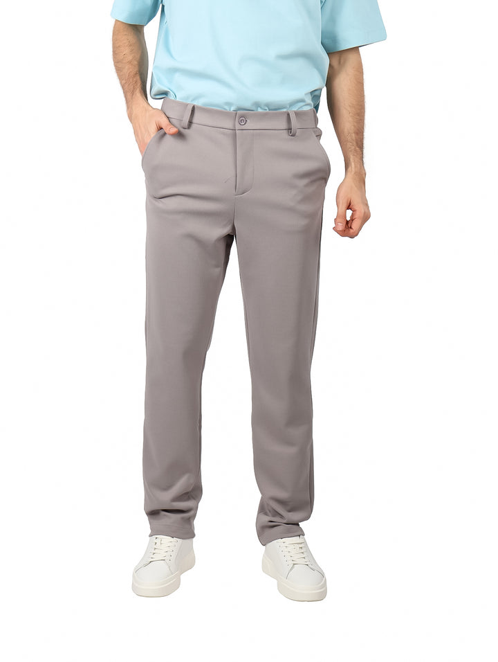 Pantalón ATOK Texturizado Gris Claro para Hombre