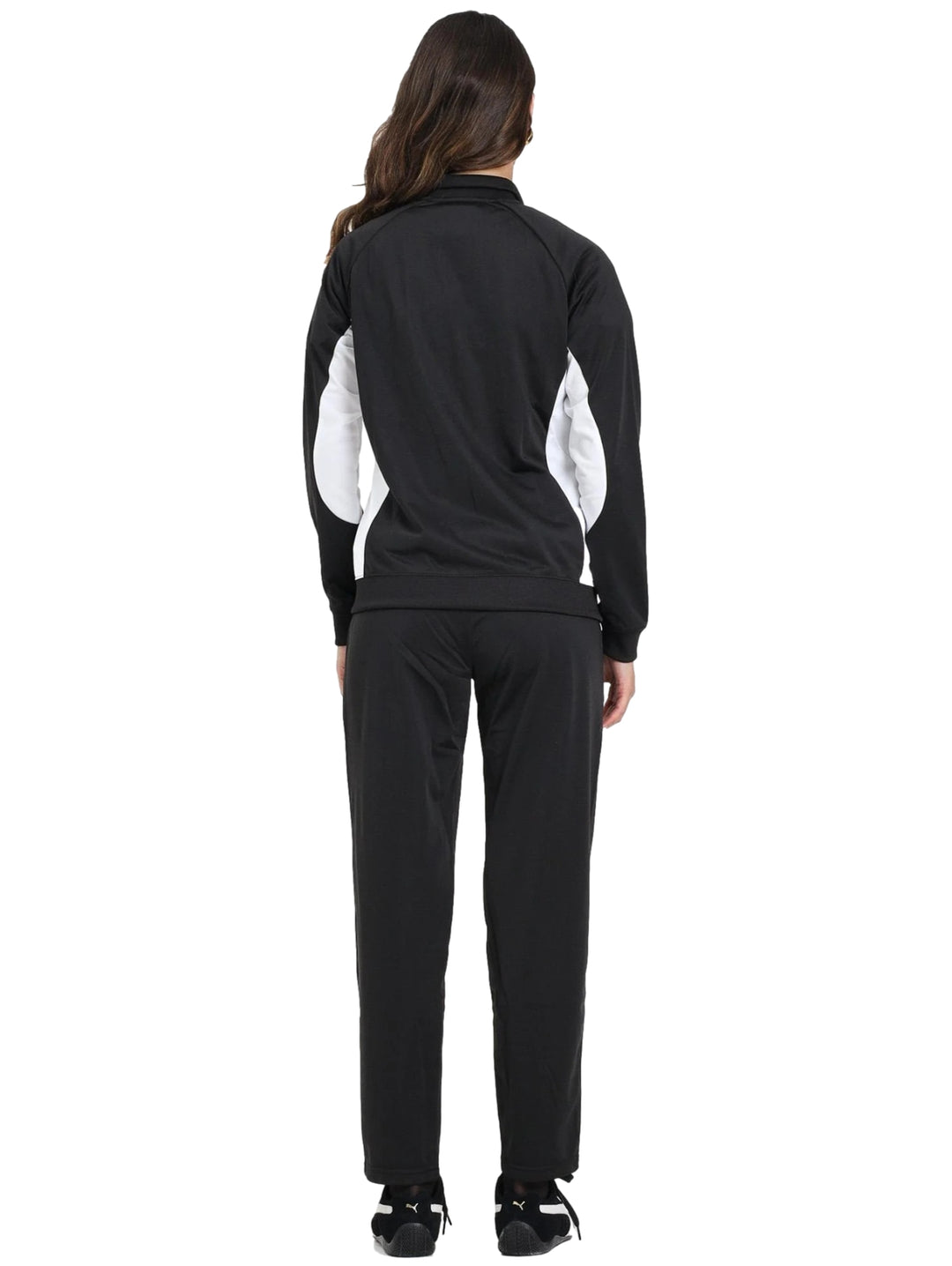 Conjunto Deportivo PUMA Poly Suit Straight Leg Negro para Mujer