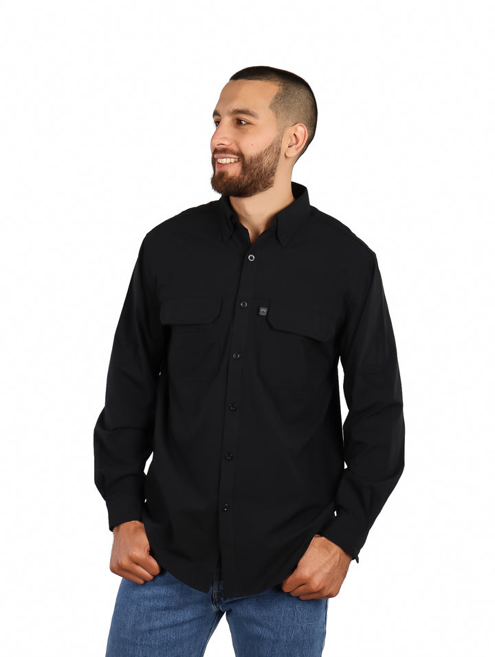 Camisa UNGA Outdoor Negro para Hombre