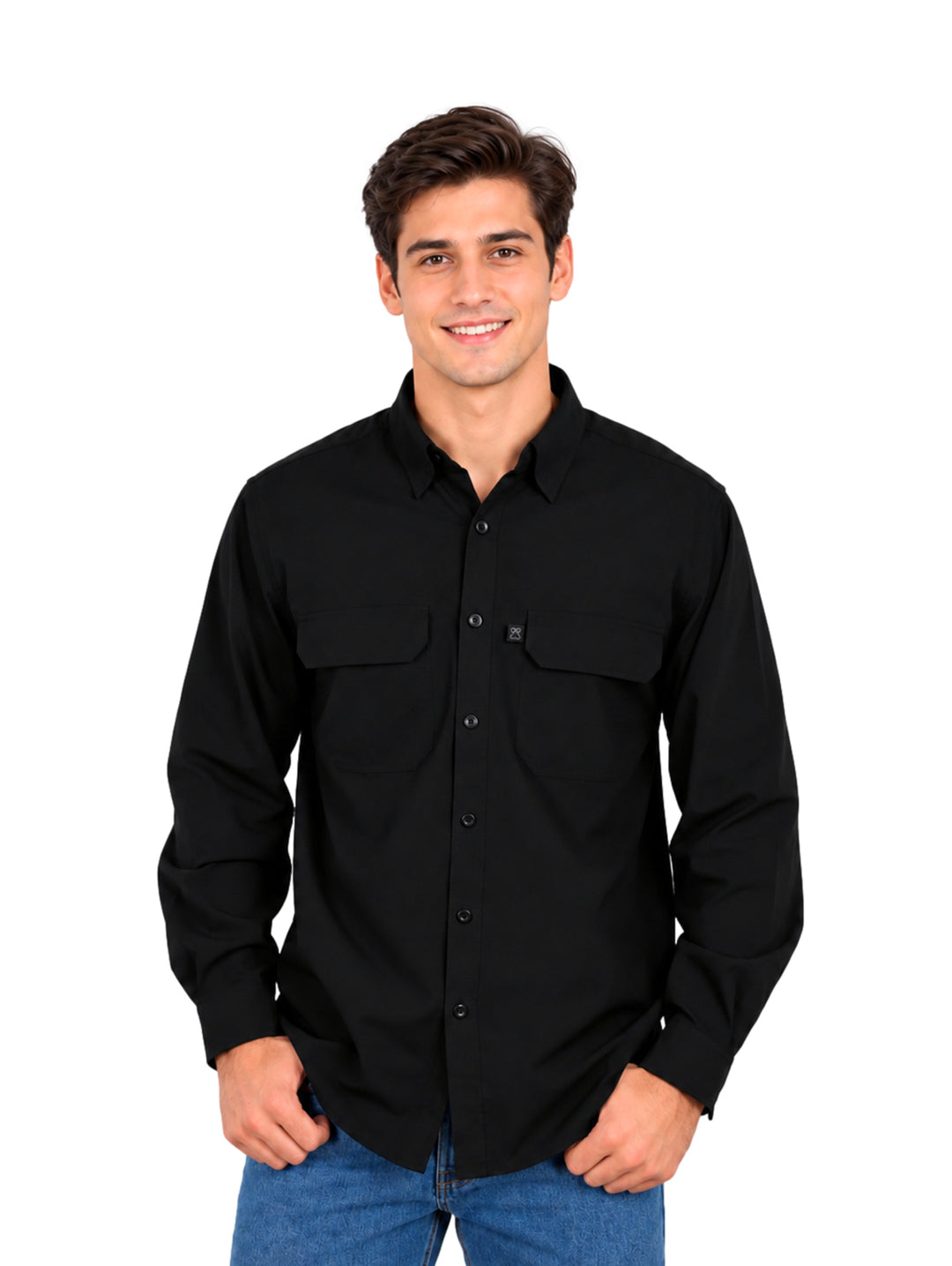 CAMISA UNGA COLOR NEGRO PARA CABALLERO