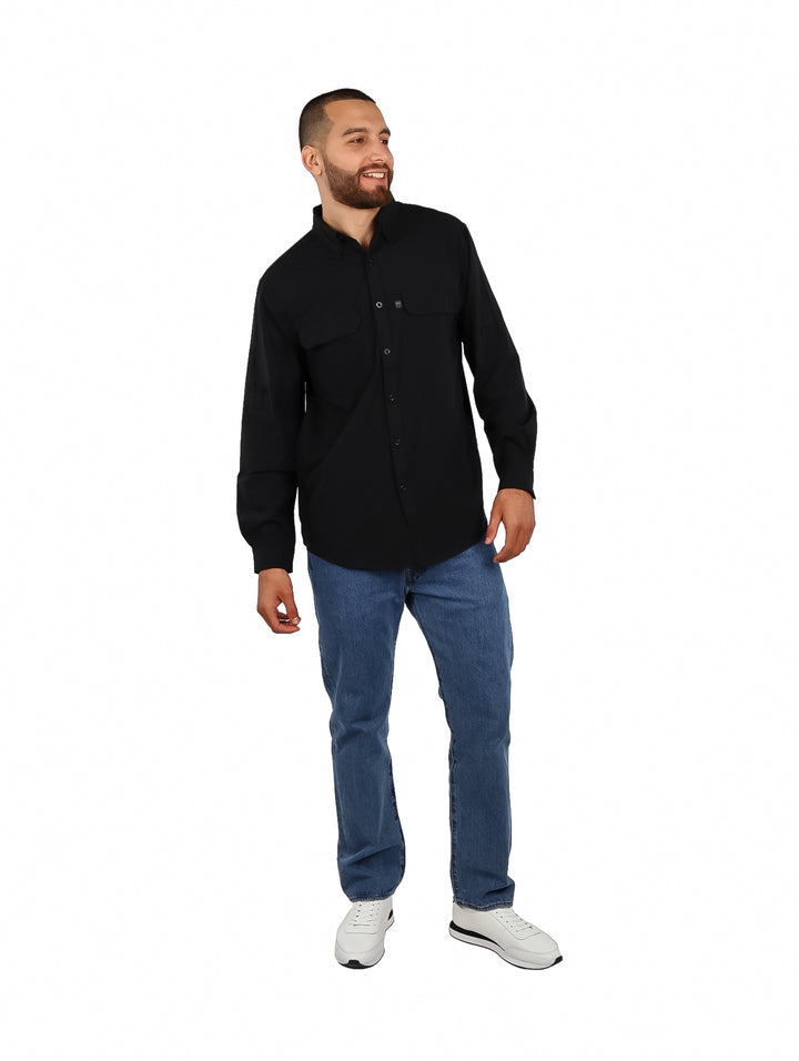 Camisa UNGA Outdoor Negro para Hombre