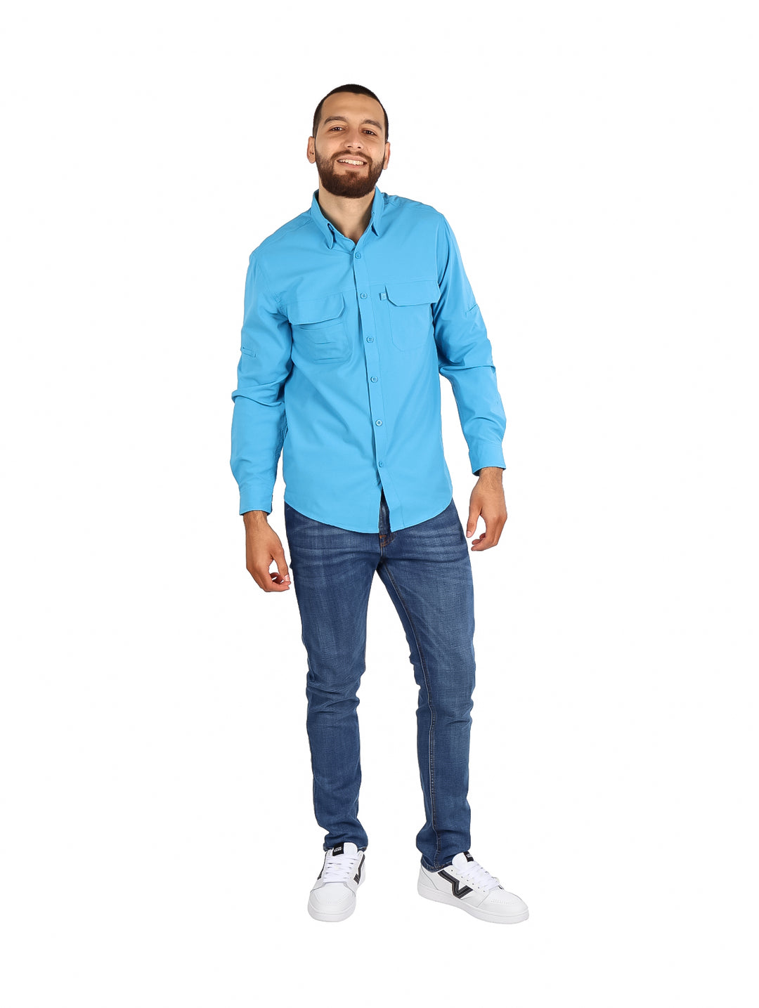 Camisa UNGA Outdoor Echo Blue para Hombre