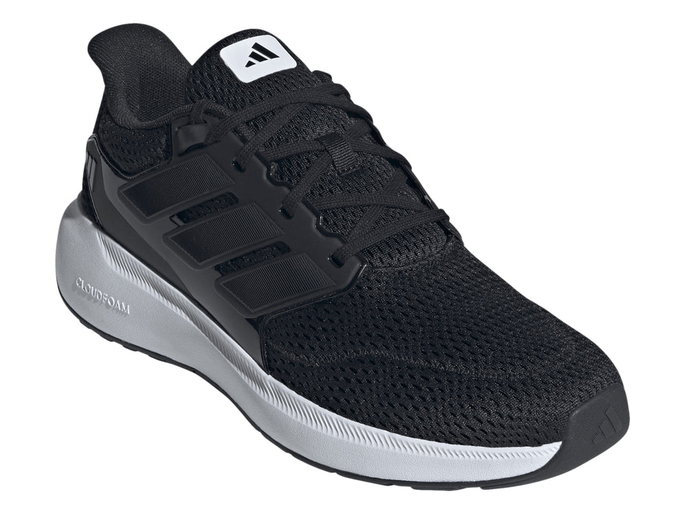 Tenis deportivos Adidas Ultimashow 2.0 color negro con suela blanca.