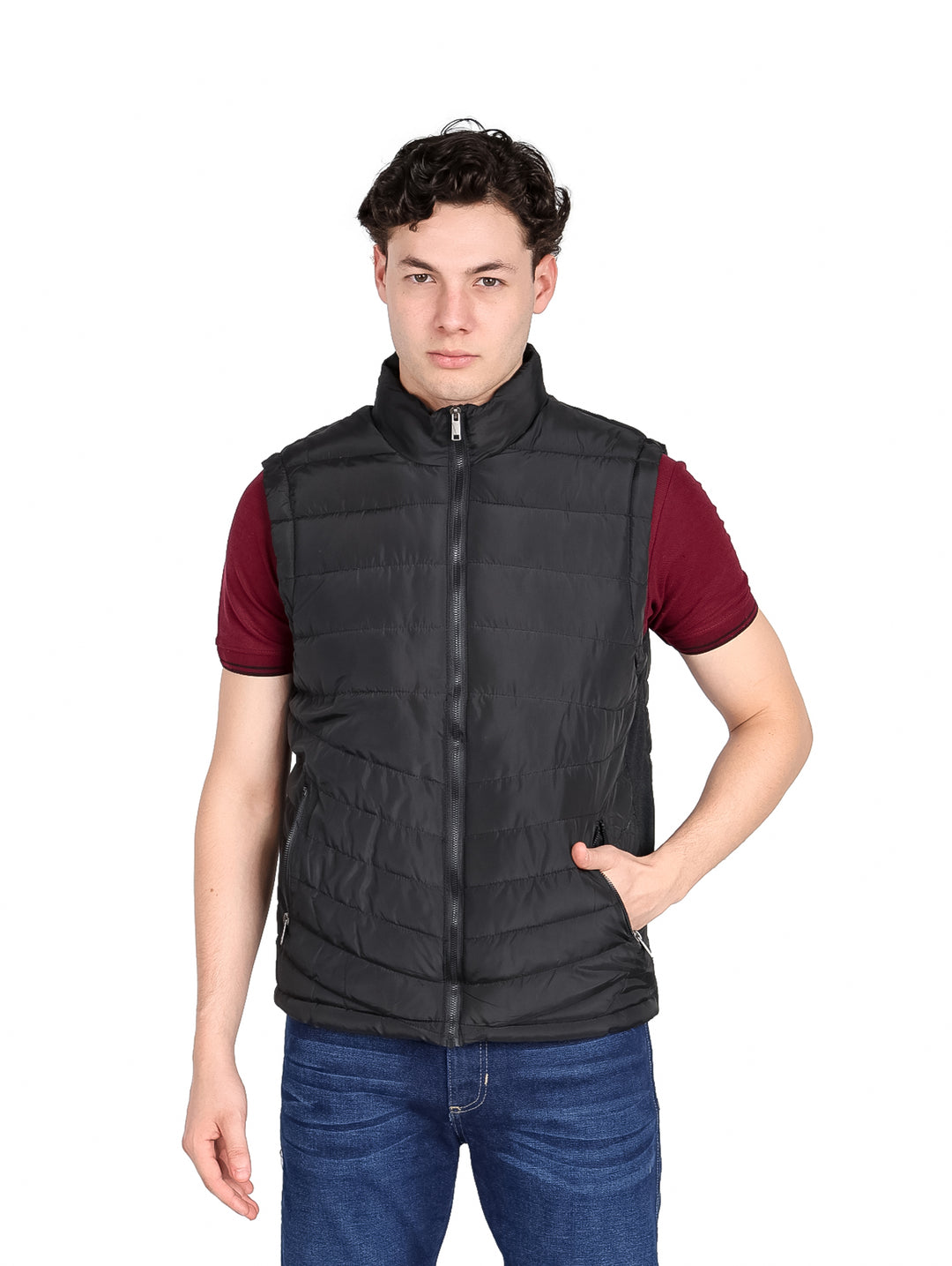 Chaleco Giovanni Gali Negro para Hombre