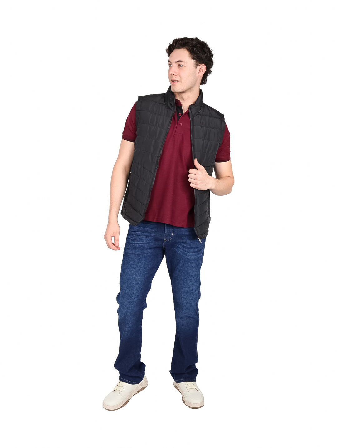 Chaleco Giovanni Gali Negro para Hombre