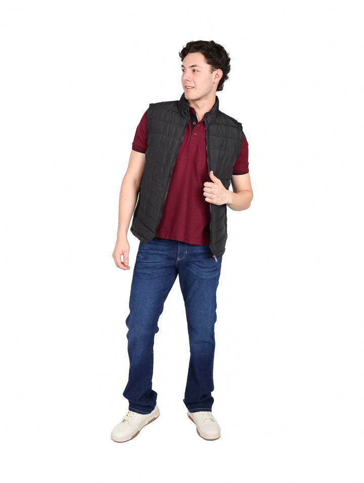 Chaleco Giovanni Gali Negro para Hombre