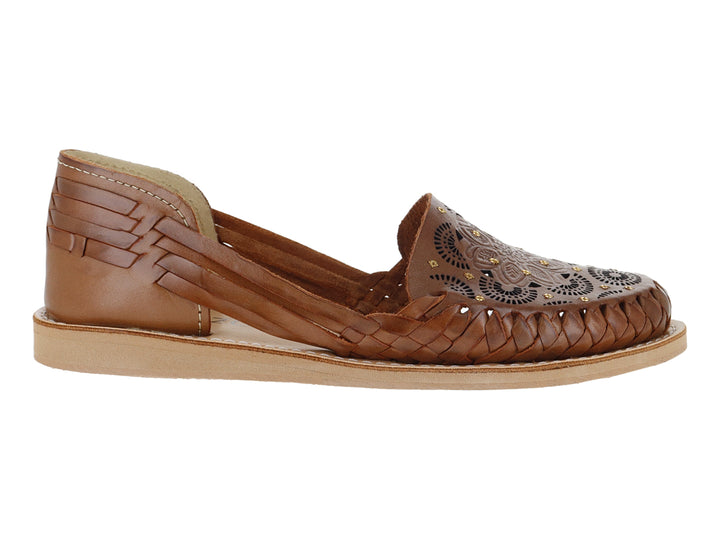 Sandalias Huaraches Roze Color Nuez para Mujer