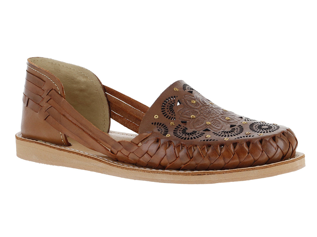 Sandalias Huaraches Roze Color Nuez para Mujer