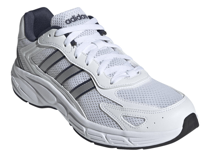 Tenis deportivos Adidas Eclyptix 2000 en color blanco con detalles en gris y suela Cloudfoam.