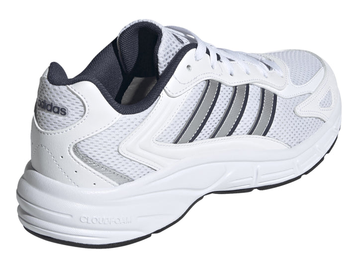 Tenis deportivos Adidas Eclyptix 2000 en color blanco con detalles en gris y suela Cloudfoam.
