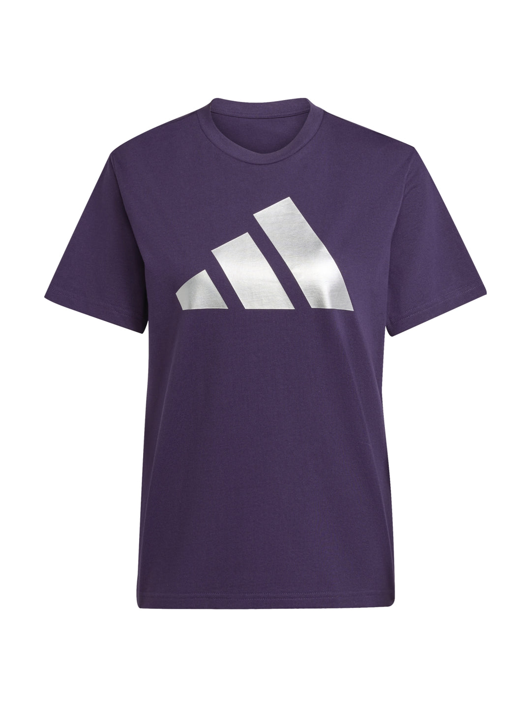 Playera Adidas Holiday Graphic Metalizada Ciruela para Mujer