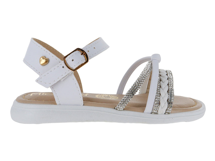 Sandalias Miroslava Blancas para Niña