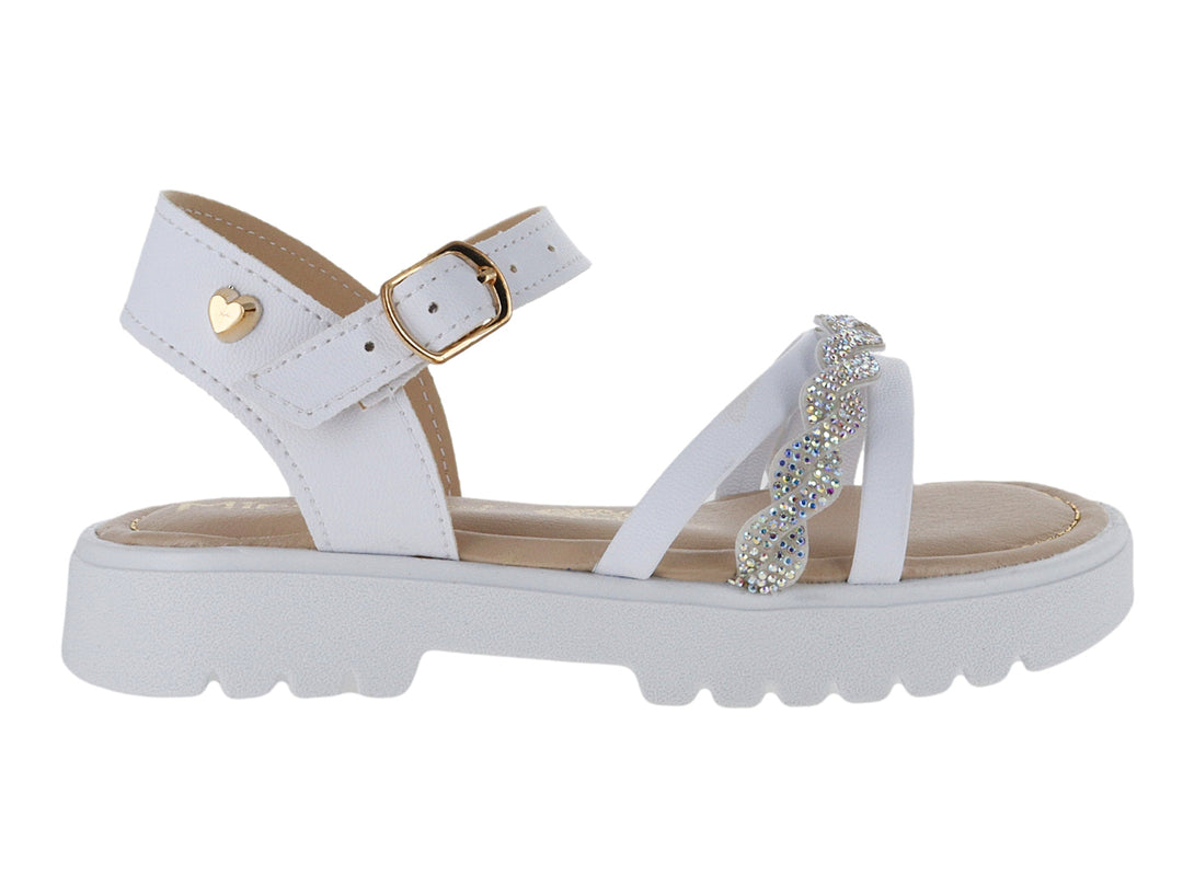 Sandalias Miroslava Blancas para Niña