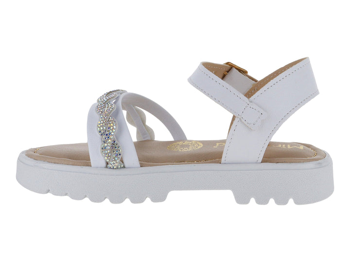 Sandalias Miroslava Blancas para Niña
