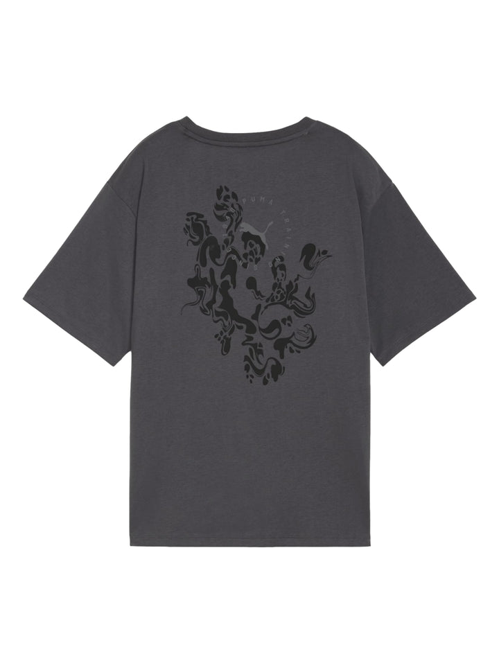 Playera PUMA Chrome Graphic Gris para Mujer