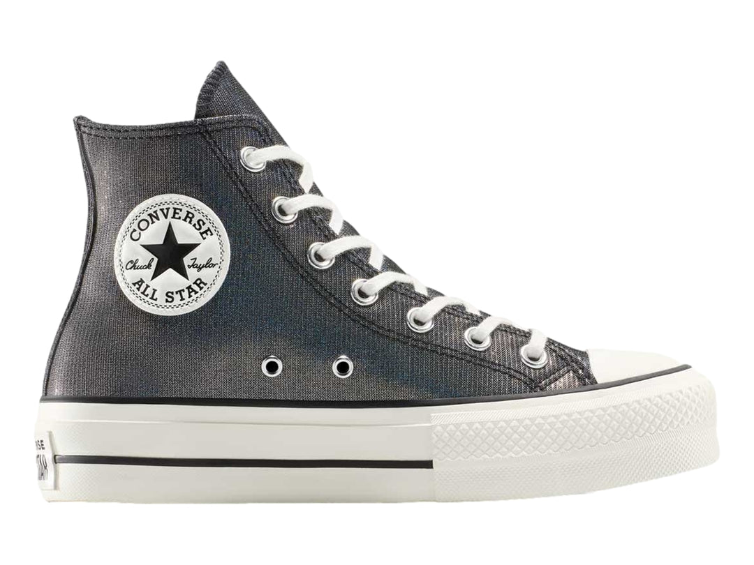 Tenis Converse CTAS Lift Platform Sparkle Negro para Mujer