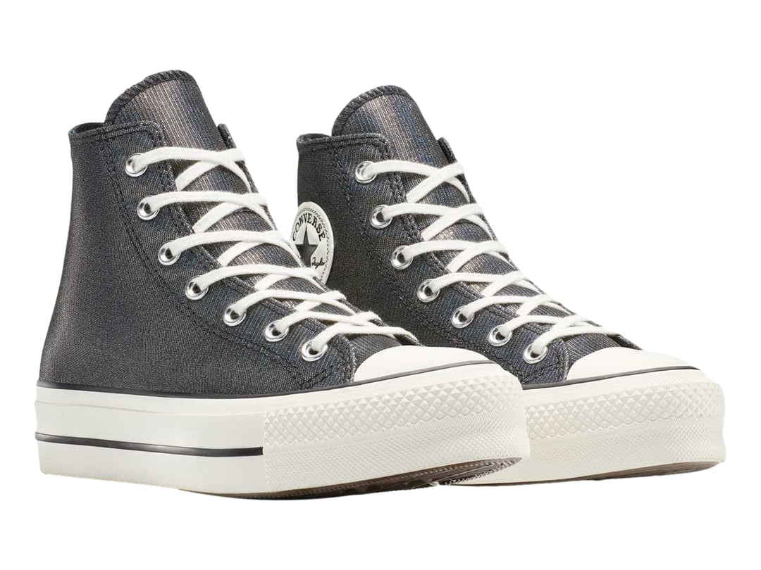 Tenis Converse CTAS Lift Platform Sparkle Negro para Mujer