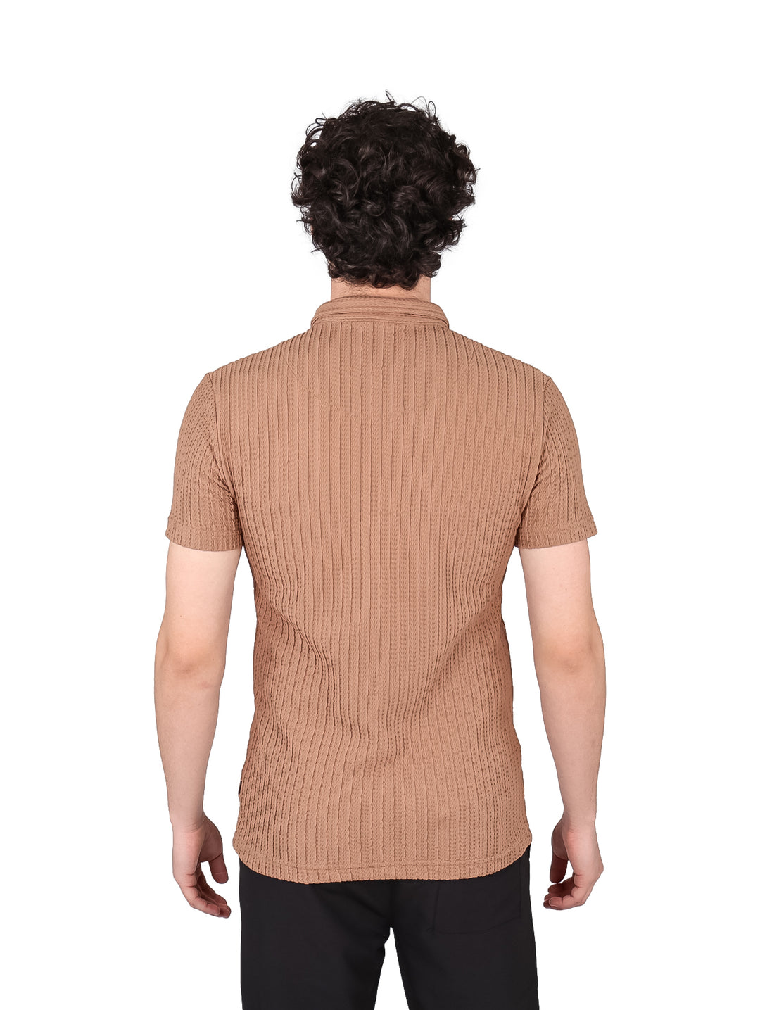 Playera Polo Authentic Lyon Color Kaki para Hombre